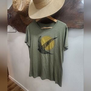 Olive Green Graphic Tee